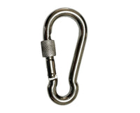 MOSCHETTONE CON GHIERA INOX 80 mm