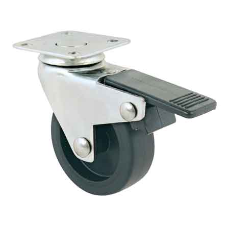 RUOTA ARREDAMENTO ART. 220BIS AVO C/FRENO 50 mm - portata 20 kg - ALDO VALSECCHI