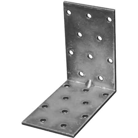 PIASTRA AD ANGOLO PESANTE 8/3 80x80x50 mm - 25 pezzi