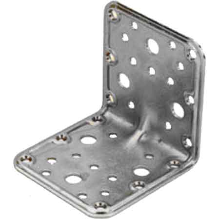 PIASTRA AD ANGOLO 8 60x60x45 mm - 50 pezzi