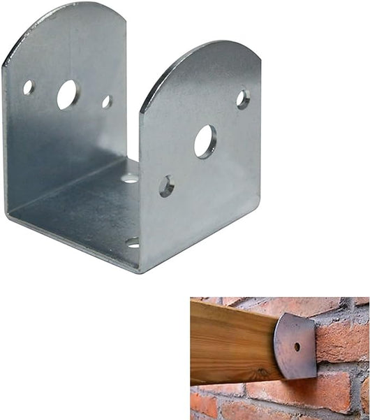 PIASTRA AD 'U' PER TRAVI INCLINATE   100x105x100 mm