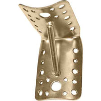 PIASTRA AD ANGOLO C/RINFORZO PER PALI Ø 80/100 65x85 mm - spessore 2 mm