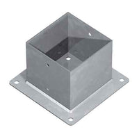 SUPPORTO A PAVIMENTO PER TRAVI TG20 mm 71x71x150h - Base 150 mm - TECFI
