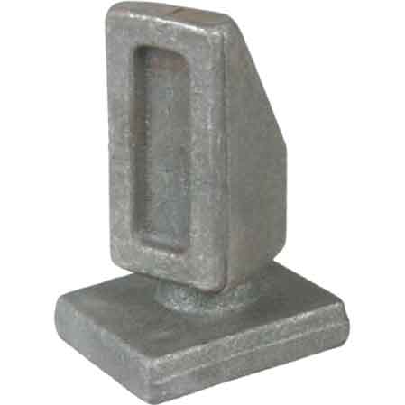 PERNO E PIASTRA SFERICA INFERIORE PER CANCELLI -