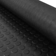 TAPPETO BOLLATO IN GOMMA CARDINALE H.cm 120x10 mt - Spess.3 mm - Col. Nero - 12 mq- CARDINALE