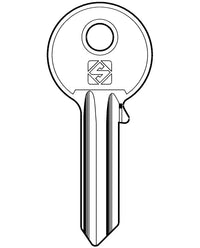 CHIAVE OTTONE PER CILINDRO 'UNIVERSAL' UL051 - 100 pezzi- SILCA