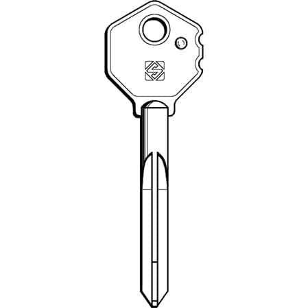 CHIAVE A CROCE XIE4 - ISEO - 5 pezzi- SILCA