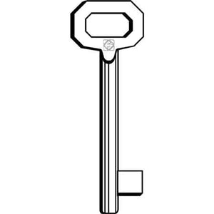 CHIAVE TIPO PATENT ACCIAIO 5010 - PASSEPARTOUT - 5 pezzi- SILCA