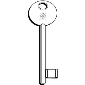 CHIAVE TIPO PATENT OTTONE 6P2D - PASSEPARTOUT - 5 pezzi- SILCA