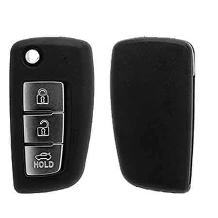 GUSCIO PER CHIAVE AUTO NISSAN 'NSN14ERS8' 3 Bottoni - SILCA