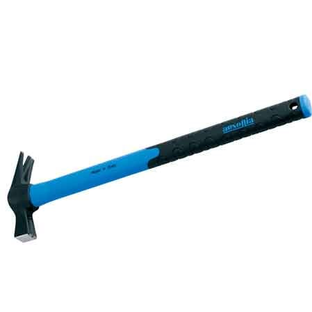 MARTELLO CARPENTIERE M FIBRA C/CALAMITA AUSONIA 300 gr - AUSONIA