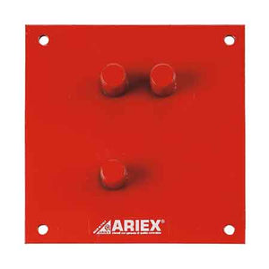 PIASTRA PIEGAFERRO 25x20 cm - Ø max 22 mm - ARIEX