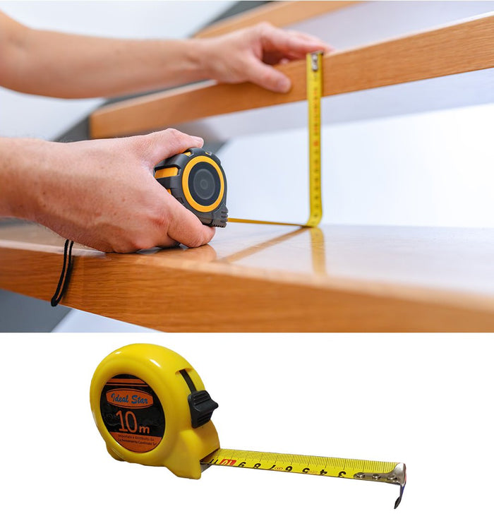 FLESSOMETRO IN ABS IDEAL STAR mt 10x25 mm - IDEAL STAR