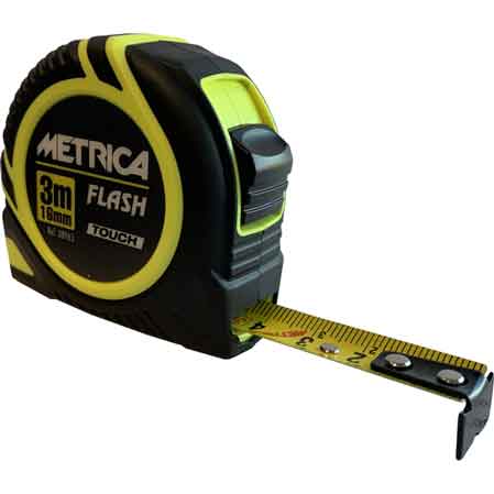 FLESSOMETRO FLASH TOUCH METRICA mt 10x25 mm - METRICA