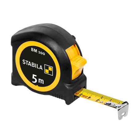FLESSOMETRO BM 100 STABILA mt 5 x 19 mm - STABILA