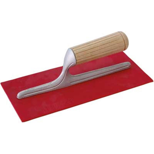 FRATTONE LISCIO MANICO LEGNO CERATO 28x12 cm - MADE IN ITALY