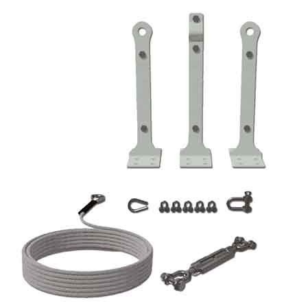 KIT LINEE VITA BASE PIANA Fune 16 mt