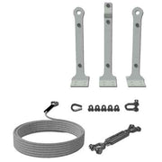 KIT LINEE VITA BASE DUE PENDENZE Fune 8 mt