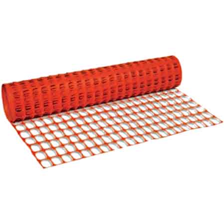 RETE DI DELIMITAZIONE CANTIERE PESANTE 1,8x50 mt - 90 mq- IDEAL STAR