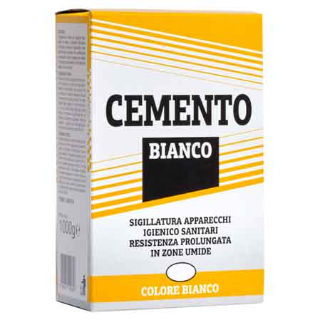 CEMENTO BIANCO 5 kg - 4 pezzi