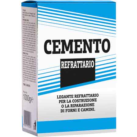 CEMENTO REFRATTARIO 1 kg - 12 pezzi