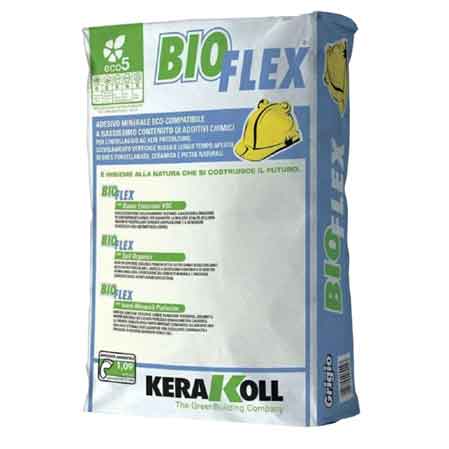 COLLA PER PIASTRELLE 'BIOFLEX' KERAKOLL 25 Kg - Bianco - 25 kg- KERAKOLL