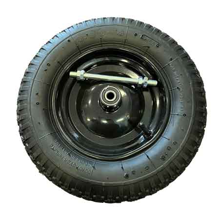 RUOTA CARRIOLA PNEUMATICA IDEAL STAR mozzo 150 mm - asse lungo 210 mm - IDEAL STAR