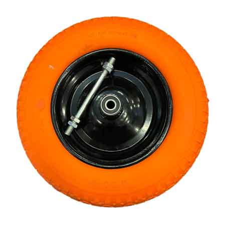 RUOTA CARRIOLA ANTIFORO IDEAL STAR mozzo 150 mm - asse lungo 210 mm - IDEAL STAR