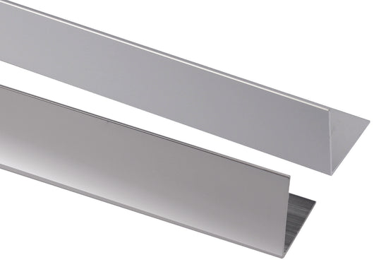 PROFILO PER RIVESTIMENTI ANGOLARI 15x15x1 mm - Satinato - barra 2 mt 851 - 10 metrilineari- ARCANSAS