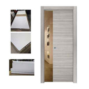 PORTA SCORREVOLE REVERSIBILE OLMO GRIGIO EFFETTO VENATO mm 700x2100h