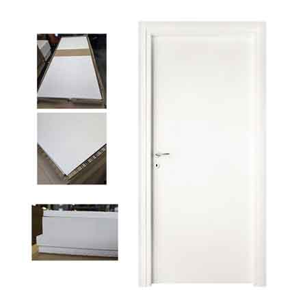 PORTA BATTENTE REVERSIBILE BIANCO EFFETTO LISCIO mm 700x2100h