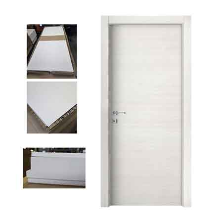 PORTA BATTENTE REVERSIBILE OLMO BIANCO EFFETTO VENATO mm 800x2100h