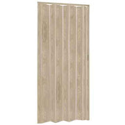 PORTA A SOFFIETTO EFFETTO LEGNO IN RILIEVO cm 84x215h - Col. Palissandro