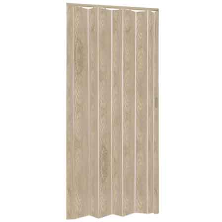 PORTA A SOFFIETTO EFFETTO LEGNO IN RILIEVO cm 84x215h - Col. Palissandro