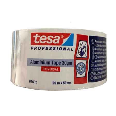 NASTRO ADESIVO IN ALLUMINIO TESA mm 50x50 mt