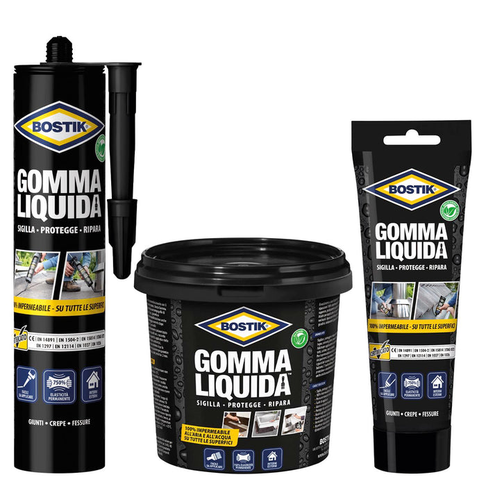 GOMMA LIQUIDA BOSTIK 250 gr - Tubetto - BOSTIK