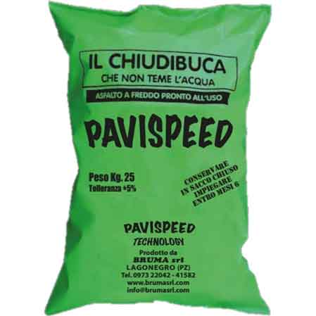 ASFALTO A FREDDO IN GRANULO 25 kg