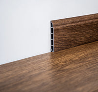 BATTISCOPA PER PAVIMENTO IN SPC Colore Noce