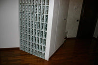 VETROMATTONE ONDULATO TRASPARENTE 19x19x8 cm - 6 pezzi