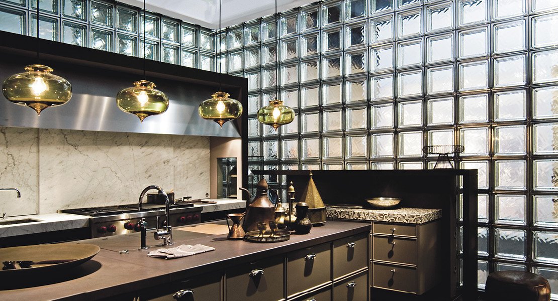 VETROMATTONE ONDULATO TRASPARENTE 19x19x8 cm - 6 pezzi