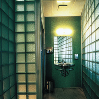 VETROMATTONE ONDULATO VERDE SATINATO 19x19x8 cm - 6 pezzi