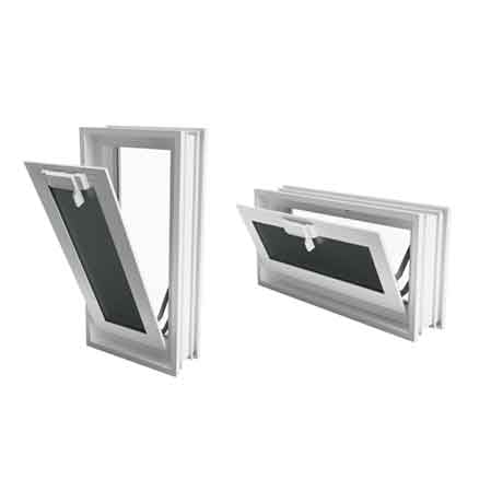 FINESTRA DI VENTILAZIONE 189x384x80 mm