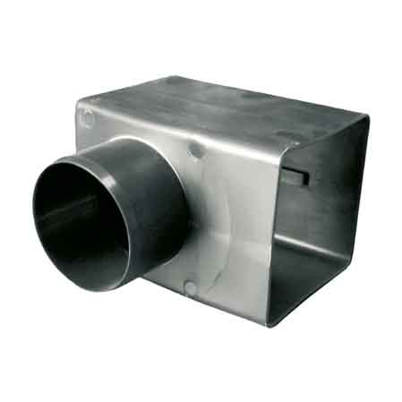 RACCORDO ANGOLARE PER BOCCHETTONE DI SCARICO Ø 80 mm