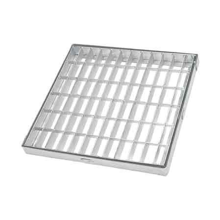 GRIGLIA CON TELAIO QUADRATA 20x20 cm - Carrabile