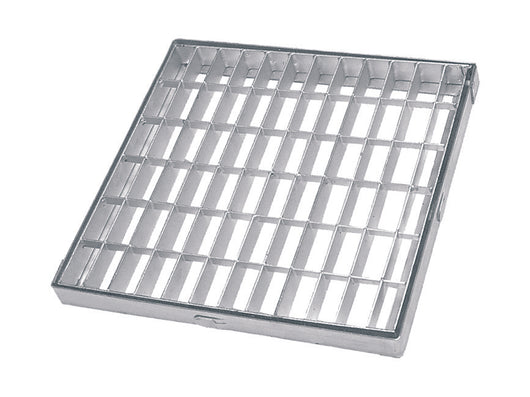 GRIGLIA CON TELAIO QUADRATA 60x60 cm - Pedonale