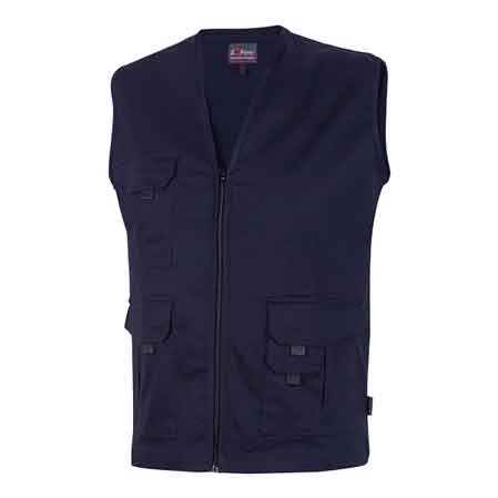 GILET MULTITASCHE 'CHICA' BLU Tg. XXXL - UPOWER
