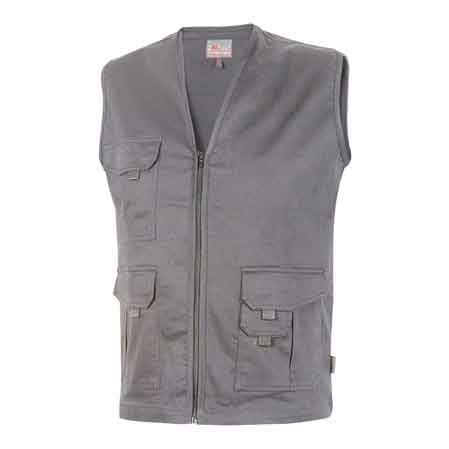 GILET MULTITASCHE 'CHICA' GRIGIO Tg. XXL - UPOWER