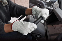 GUANTO FIORE BOVINO/CROSTA Tg. 9 - 12 paia