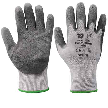 GUANTO PROFESSIONALE INVERNALE 'EKO-THERMO' NERI Tg. 8 - 12 paia- NERI