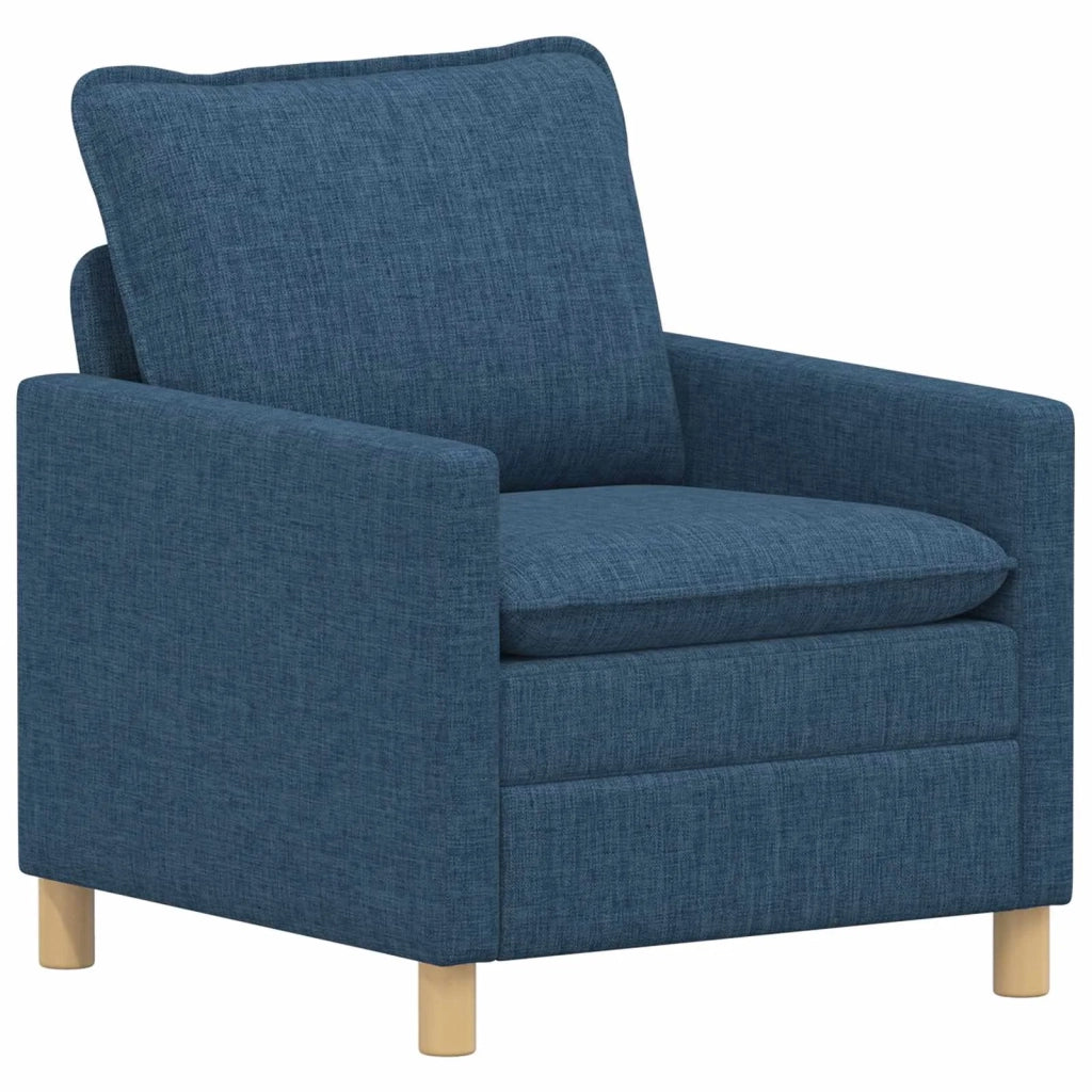 Set di divani 2 pz Blu Tessuto 3417108